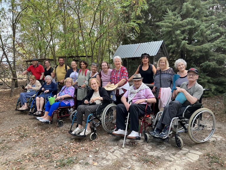 Groupe Résidents de TREBES sortie Ferme