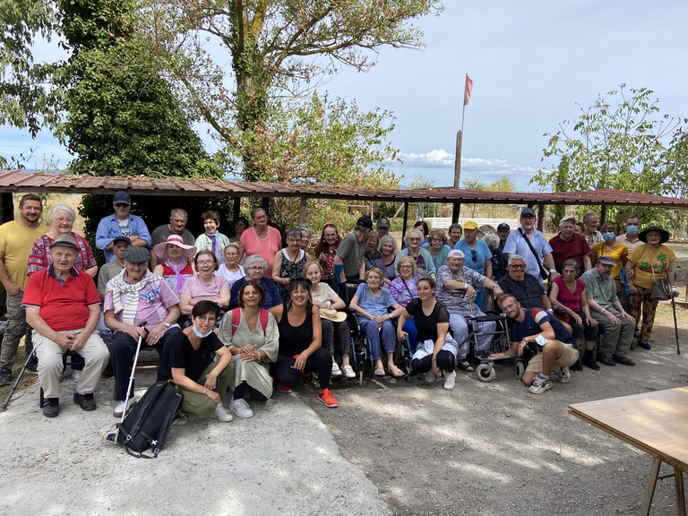 Sortie Ferme 8 septembre 2022 , Projet inter-EHPAD